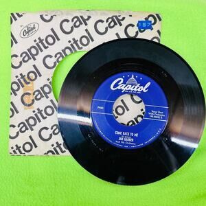 Jan Garber - Come Back To Me / I Love You Because - Capital‎ F983 45rpm Single